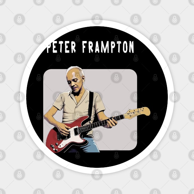 Peter Frampton Magnet by Moulezitouna